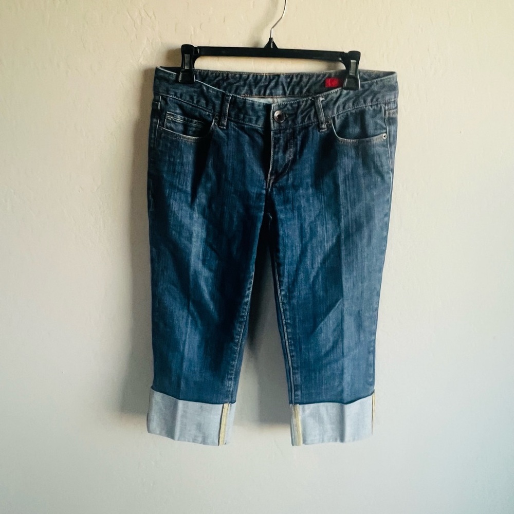 X2 Women’s Cuffed Capri Jeans Size 8 Preppy Casual - Picture 4 of 4